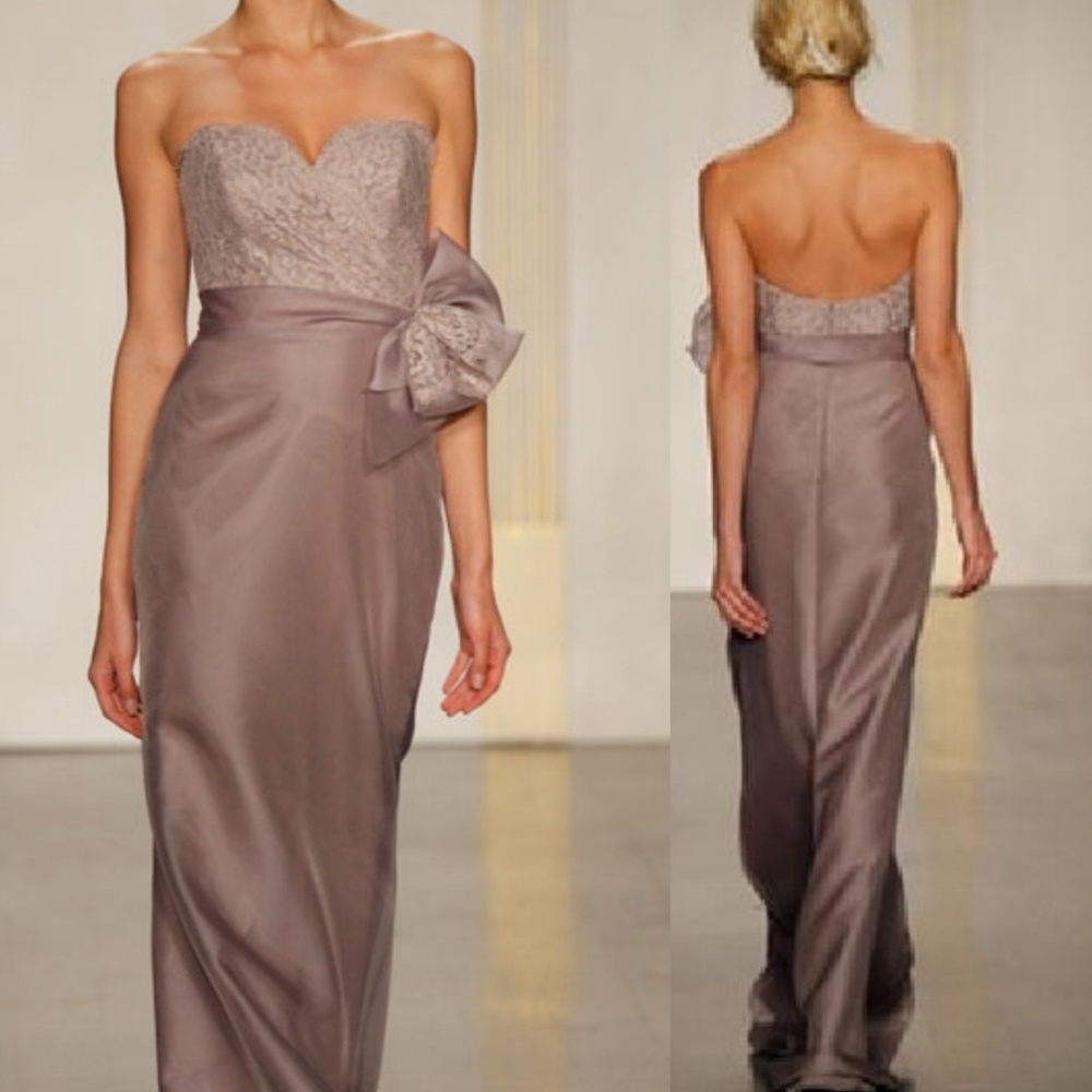 Noir By Lazaro 3236 Dress with Bow and Belt